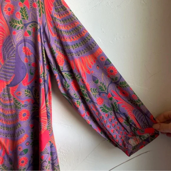 Tuckernuck Peacock Gwyneth 100% Bamboo Dress with Pockets Resortwear Sz M - Picture 13 of 16